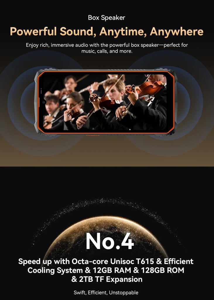 Blackview Oscal MARINE 1 Rugged Smartphone – 6.56" HD+ 90Hz Display, Android 15, 5100mAh Battery, IP68 Waterproof, 12GB RAM + 128GB ROM