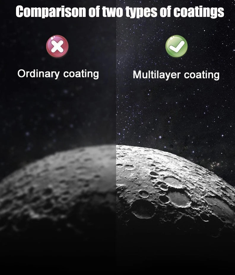 BORWOLF 70400 Professional High-Definition Astronomical Telescope – 333X Magnification