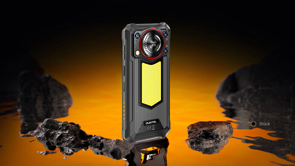 OUKITEL WP53 PRO Rugged Smartphone – 24GB+256GB, 11000mAh Battery, Android 15, 6.52" HD Display, 50MP Camera, NFC