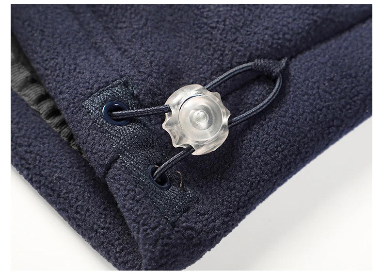 Men’s Thermal Polar Fleece Tactical Jacket – Windproof Outdoor Softshell Coat for Hiking & Survival