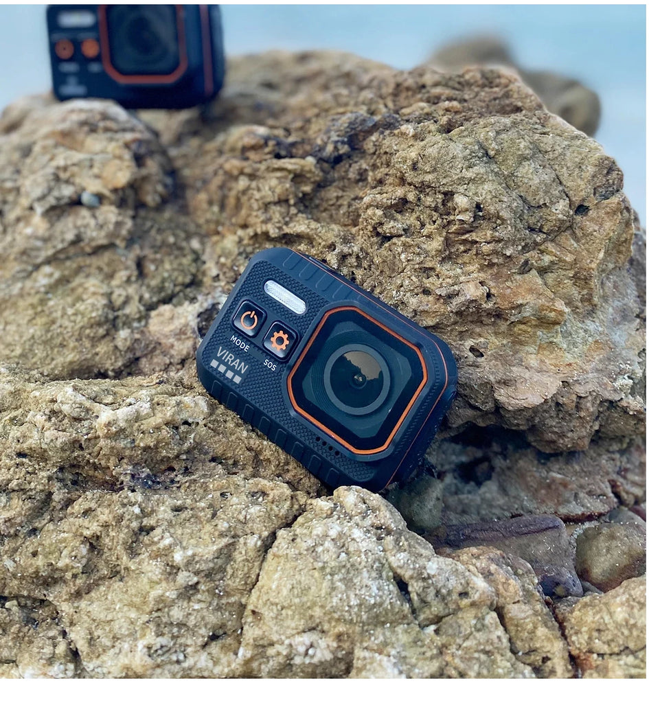 4K60FPS Waterproof Action Camera with Remote Control – Wide-Angle Sport Cam for Outdoor Adventures, Diving & Cycling