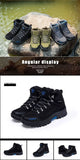 Men’s Waterproof High-Top Hiking & Climbing Shoes – Anti-Slip, Breathable Outdoor Footwear thumbnail 17