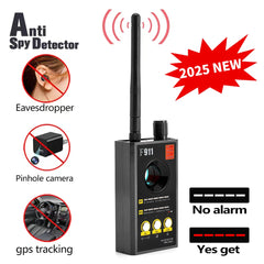 F911 Hidden Camera & RF Signal Detector – Advanced Anti-Spy Bug and GPS Tracker Finder