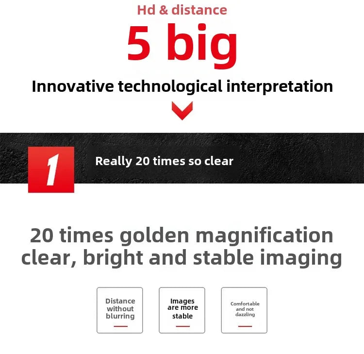 High-Power HD Telescope with Maitian Optical Glass โ Portable Zoom Lens for Outdoor Concerts & Mobile Photography