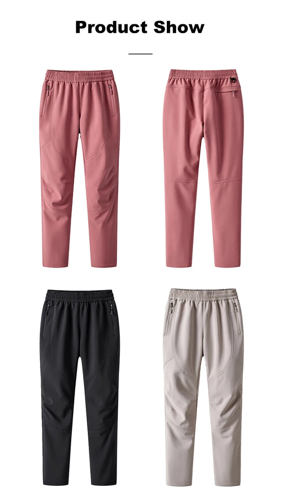 LNGXO Women's Waterproof Hiking Pants – Stretch Cargo Trousers for Trekking, Camping & Outdoor Sports