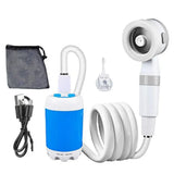 Rechargeable Portable Outdoor Camping Shower – Electric Pump with Digital Display & Accessories (4000mAh Battery) thumbnail 23