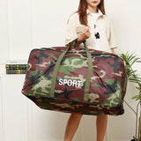 Camouflage Waterproof Oxford Travel Duffle Bag – Large Capacity Moving & Storage Bag thumbnail 6