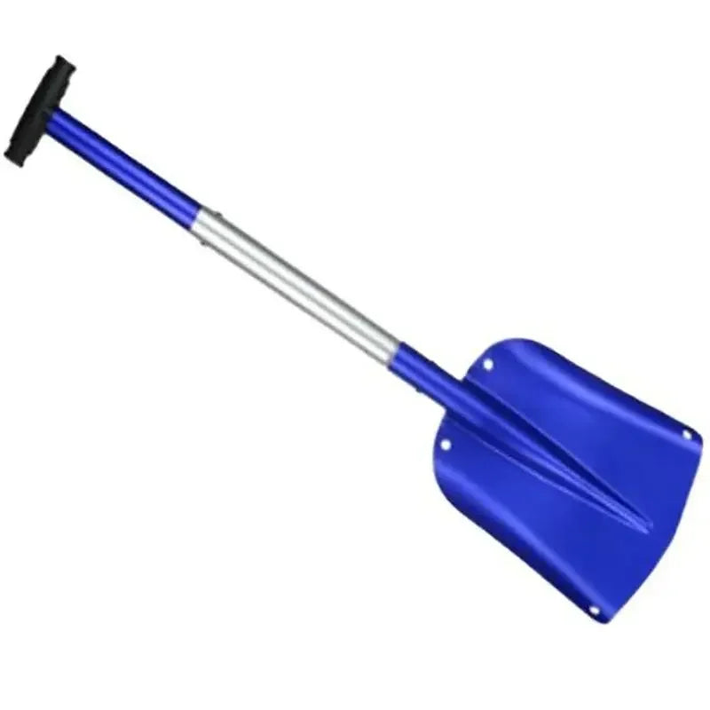 Foldable Emergency Snow Shovel with Extendable Aluminum Handle – Lightweight, Compact & Durable for Car, Camping, Ski, or Garden Use