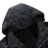 Men’s Hooded Waterproof Hiking Jacket – Windproof Outdoor Bomber with Detachable Hood thumbnail 3