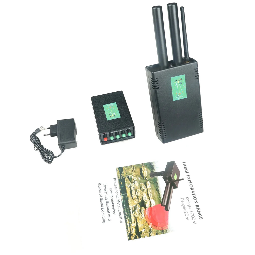 Professional Long-Range Underground Metal Detector β AKS Plus Black Hawk Series | Detect Gold, Silver, Copper, Diamonds & Jade