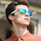 KINGSEVEN Polarized Sports Sunglasses for Men – UV400 Mirror Lens | Model 750 thumbnail 2