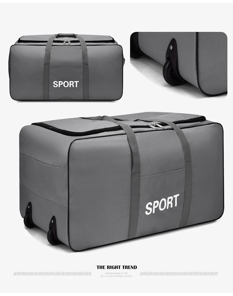 Camouflage Waterproof Oxford Travel Duffle Bag – Large Capacity Moving & Storage Bag