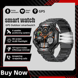 LIGE 2025 GPS Smartwatch for Men β Outdoor Sport Watch with AI Assistant, Compass, Altimeter, Barometer, and 3ATM Waterproof Protection thumbnail 1