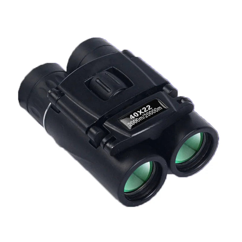 40x22 HD Long Range Binoculars – Compact Folding Telescope with BAK4 FMC Optics (2000M Range)