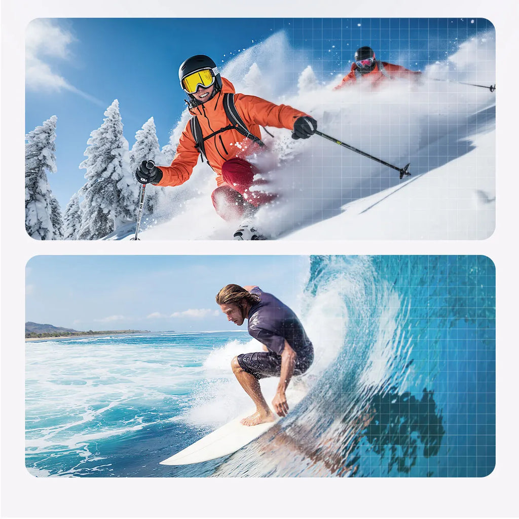 LIGE AI Smart Glasses with 8MP Camera – WIFI & Bluetooth Real-Time Transmission