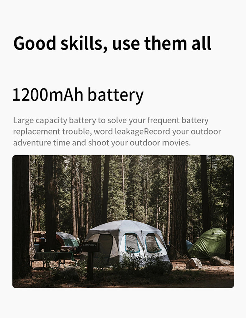 CERASTES V9 4K Ultra HD WiFi Action Camera – Dual Screen, Waterproof, Remote Control, EIS Stabilization