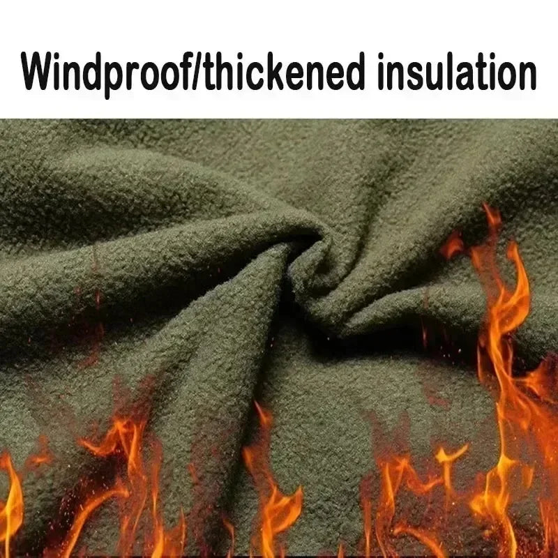 Men’s Tactical Camouflage Softshell Jacket – Windproof, Waterproof, and Thermal Outdoor Training Coat