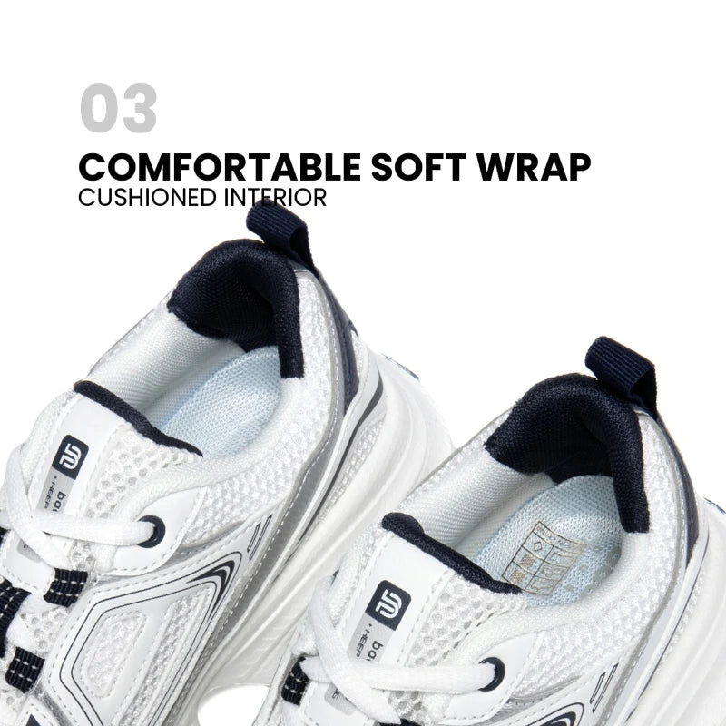 Baasploa Women's Lightweight Mesh Running Shoes – Breathable Outdoor Jogging Sneakers with Anti-Slip Sole