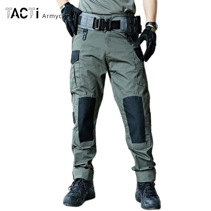 Men’s Military Tactical Cargo Pants – Quick-Dry, Multi-Pocket, Wear-Resistant Combat Trousers