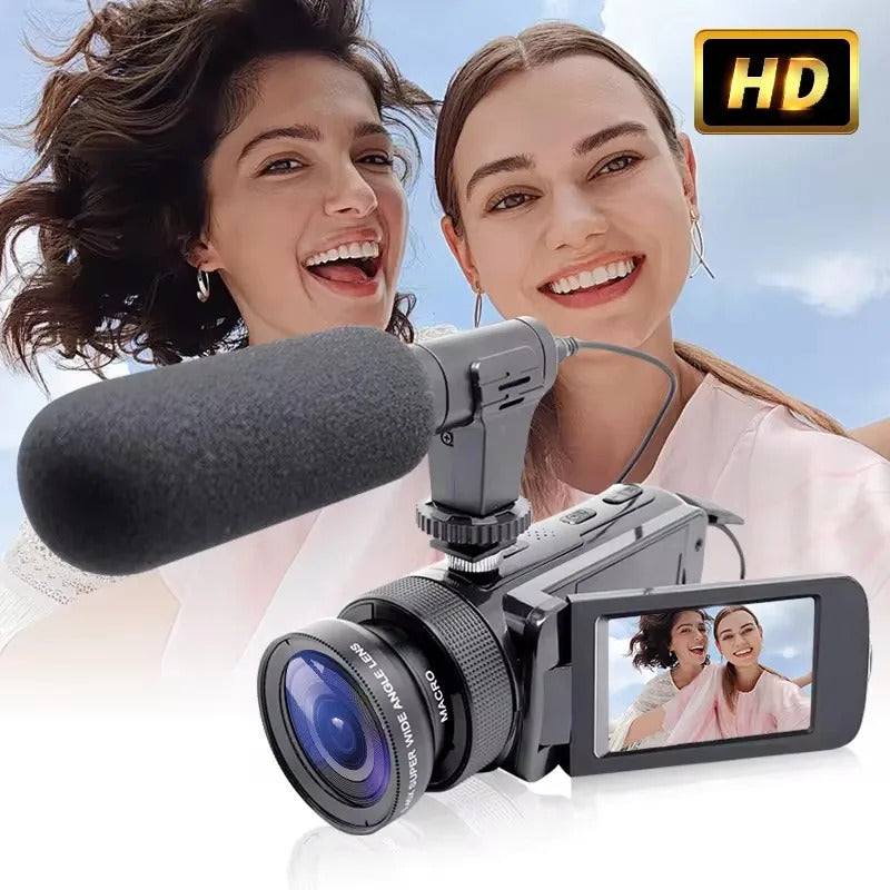 DV100 Camcorder – High-Quality Audio & Video Recording for Vlogs and More