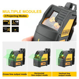 DEWALT DW088CG 30m Self-Leveling Green Cross Line Laser Level with Case – Horizontal & Vertical 2-Line thumbnail 5