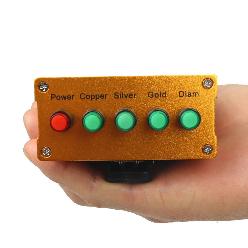 AKS 6-Antenna Long-Range Underground Detector – Detect Gold, Silver, Copper, Gems & Diamonds (Up to 800m Range / 12M Depth)