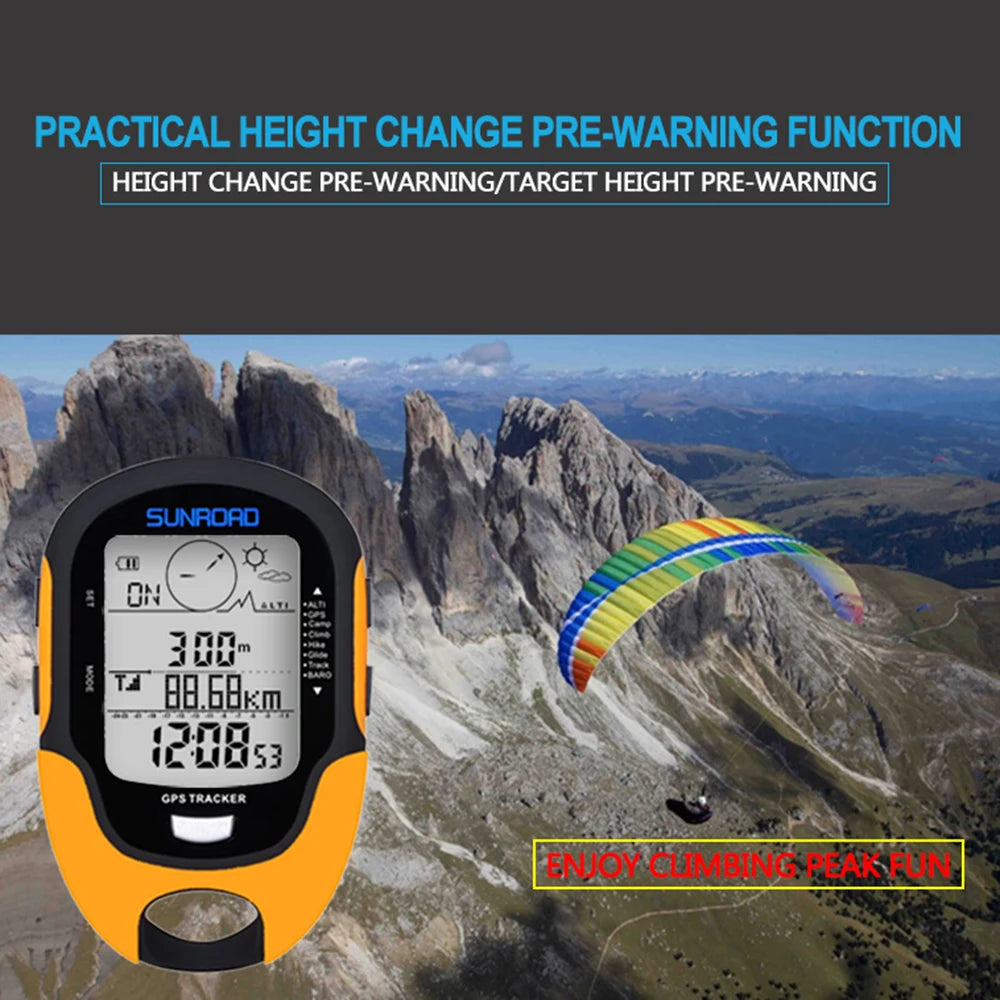 Portable Digital Altimeter, Barometer, Compass & GPS Navigation Receiver – FR510
