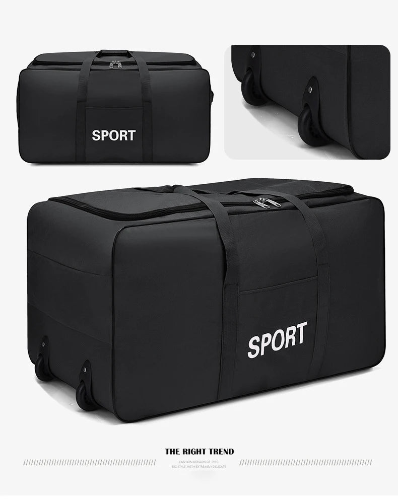 Camouflage Waterproof Oxford Travel Duffle Bag – Large Capacity Moving & Storage Bag