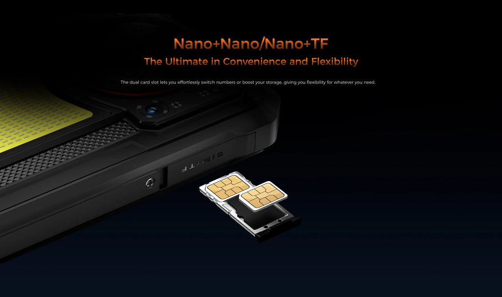 OUKITEL WP53 PRO Rugged Smartphone – 24GB+256GB, 11000mAh Battery, 6.52" HD Display, 50MP Camera, Android 15, NFC