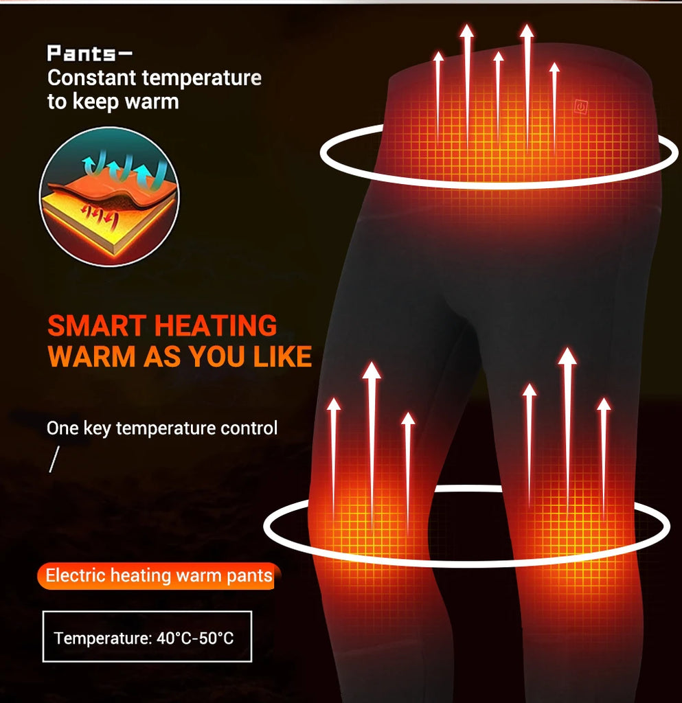 Self-Heating Thermal Jacket & Pants Set – USB Electric Heated Clothing for Men & Women | IRONRIDE