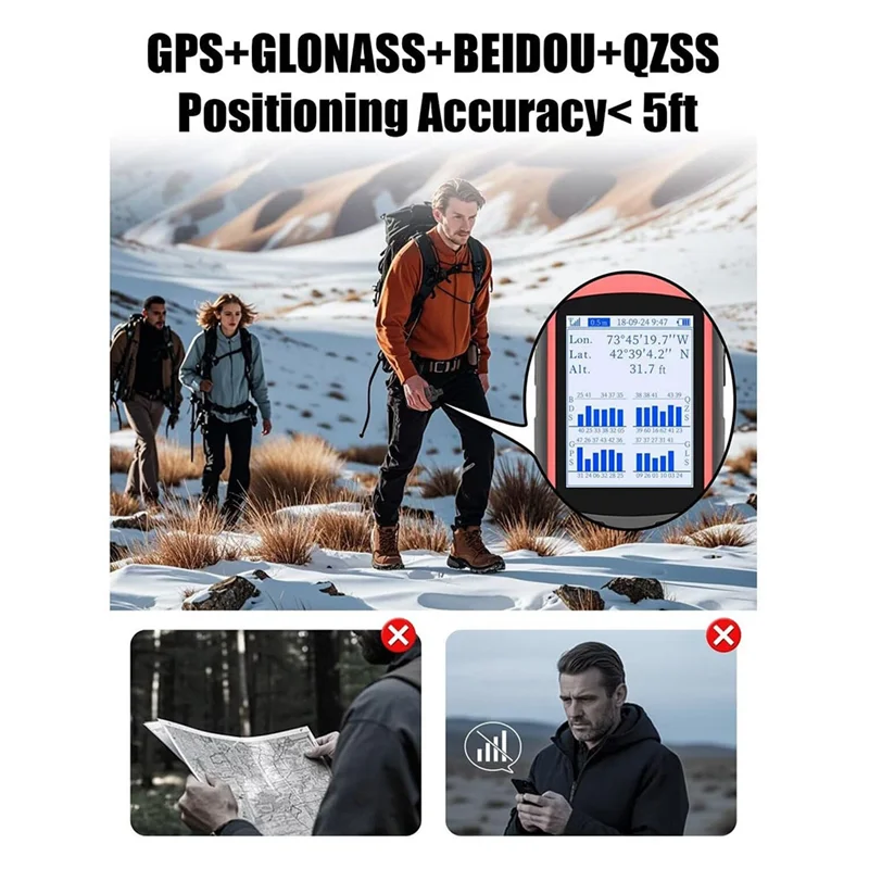 A6 Multi-GNSS Handheld GPS Navigator – Rugged Outdoor Design