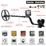 TX-850 Professional Metal Detector – Deep Underground Gold & Treasure Finder (2.5m Depth, 11” Waterproof Coil) thumbnail 11