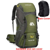 50L Waterproof Hiking Backpack – Large Travel Rucksack with Shoe Compartment thumbnail 21