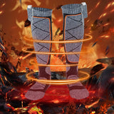 Rechargeable Heated Socks – Unisex Electric Thermal Socks with Remote Control & 3 Heat Settings (2200mAh Batteries Included) thumbnail 4