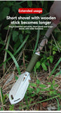 6-in-1 Military Folding Shovel with Pickaxe – Compact, Multi-Tool Survival Spade with Carry Case thumbnail 15