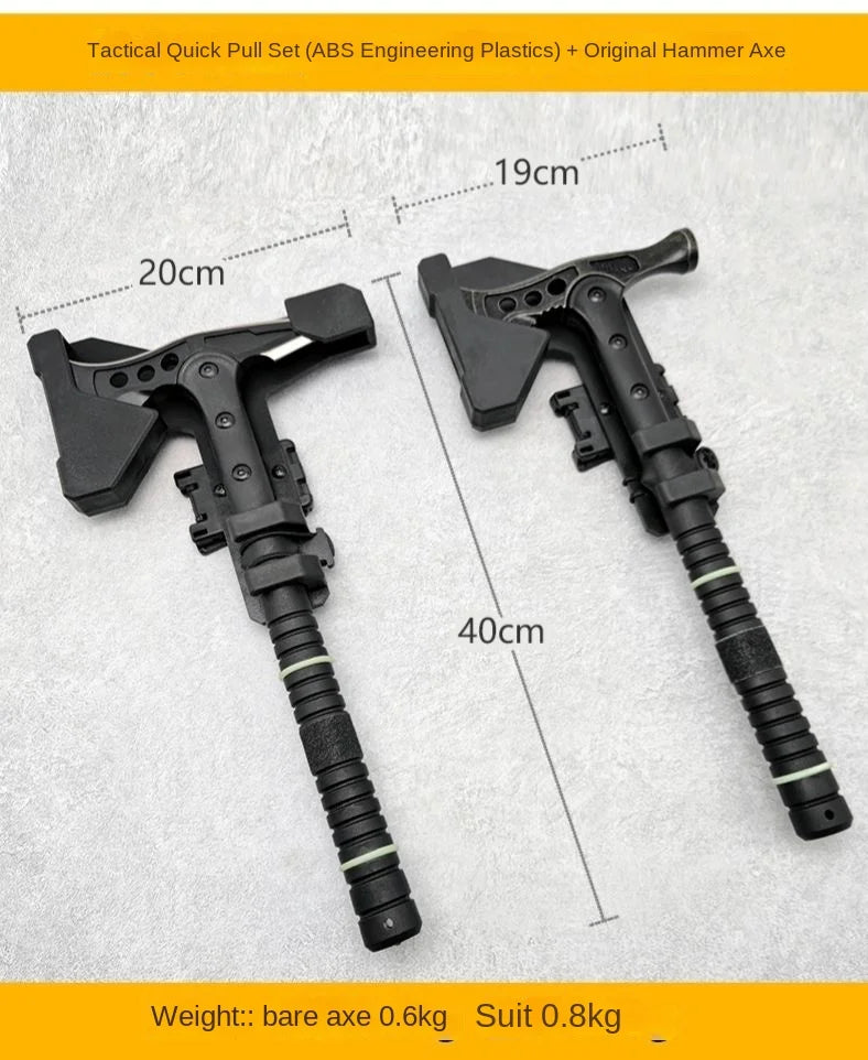 Tactical Outdoor Hammer & Axe Set – Quick-Draw Survival Tool
