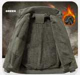 Men's Pilot Bomber Jacket – Winter Fleece-Lined Tactical Windbreaker thumbnail 7