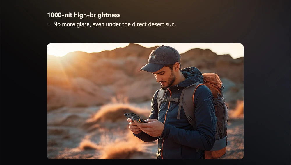 Cubot KingKong Power 5 – Rugged Smartphone with 15300mAh Battery, 6.88" 120Hz Display, Android 15, 16GB RAM + 128GB Storage, IP68/IP69K