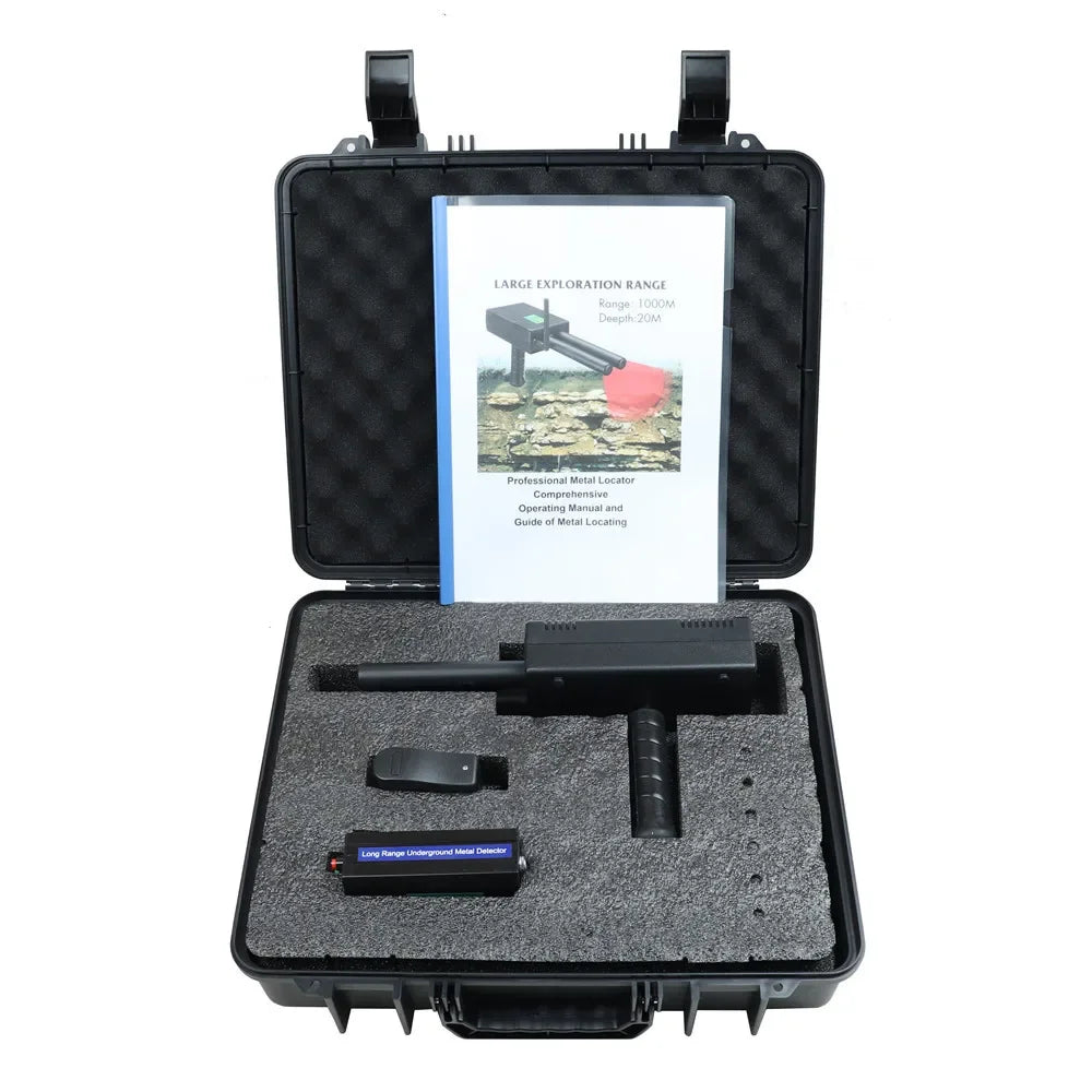 Professional Long-Range Underground Metal Detector β AKS Plus Black Hawk Series | Detect Gold, Silver, Copper, Diamonds & Jade