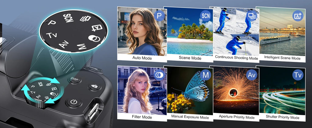 4K HD Digital Camera with Auto Focus & 12X Optical Zoom – 72MP Vlogging Camera for YouTube & Photography