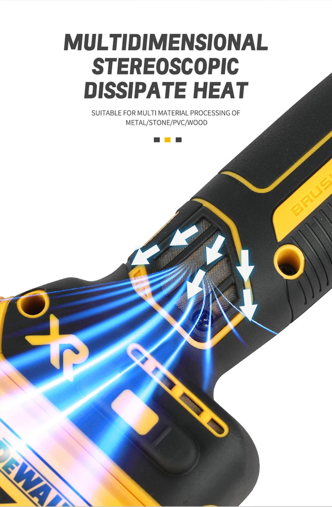 DeWalt 125mm Cordless Brushless Angle Grinder