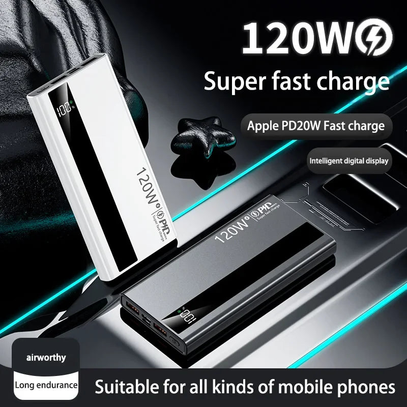Xiaomi 120W 200000mAh Power Bank – Super Fast Charging Portable Battery Charger