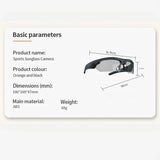 Xiaomi Smart HD Camera Sunglasses – 1080p Mini Recording Glasses for Cycling & Outdoor Adventures thumbnail 6