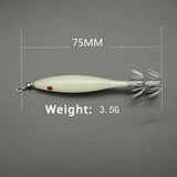 5 Pcs Luminous Squid Fishing Hooks β Blowtorch Octopus & Cuttlefish Hooks | High Carbon Steel Simulated Shrimp Lures thumbnail 4