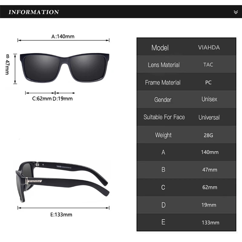 VIAHDA Polarized Sports Sunglasses for Women – UV400 Protection, Lightweight Aluminum-Magnesium Frame