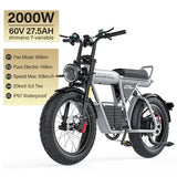 Coswheel CT20S 2000W Electric Dirt Bike β 60V 27.5Ah Fat Tire Ebike for Adults (20" Off-Road Tires, 161km Range) thumbnail 40