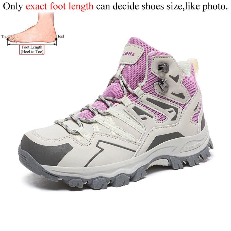 Women's Ankle Hiking Boots – Lightweight Trekking Shoes for Mountain & Trail