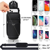 32 oz Motivational Water Bottle with Sleeve – Leakproof BPA-Free Bottle with Straw, Time Marker & Adjustable Strap Carrier (1L) thumbnail 8