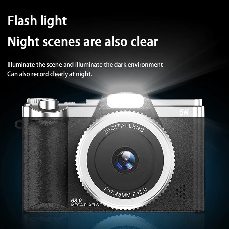 Xiaomi Digital Camera – 5K HD Portable CCD Camera with 16X Zoom