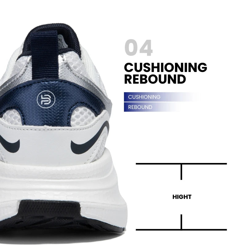 Baasploa Women's Lightweight Mesh Running Shoes – Breathable Outdoor Jogging Sneakers with Anti-Slip Sole